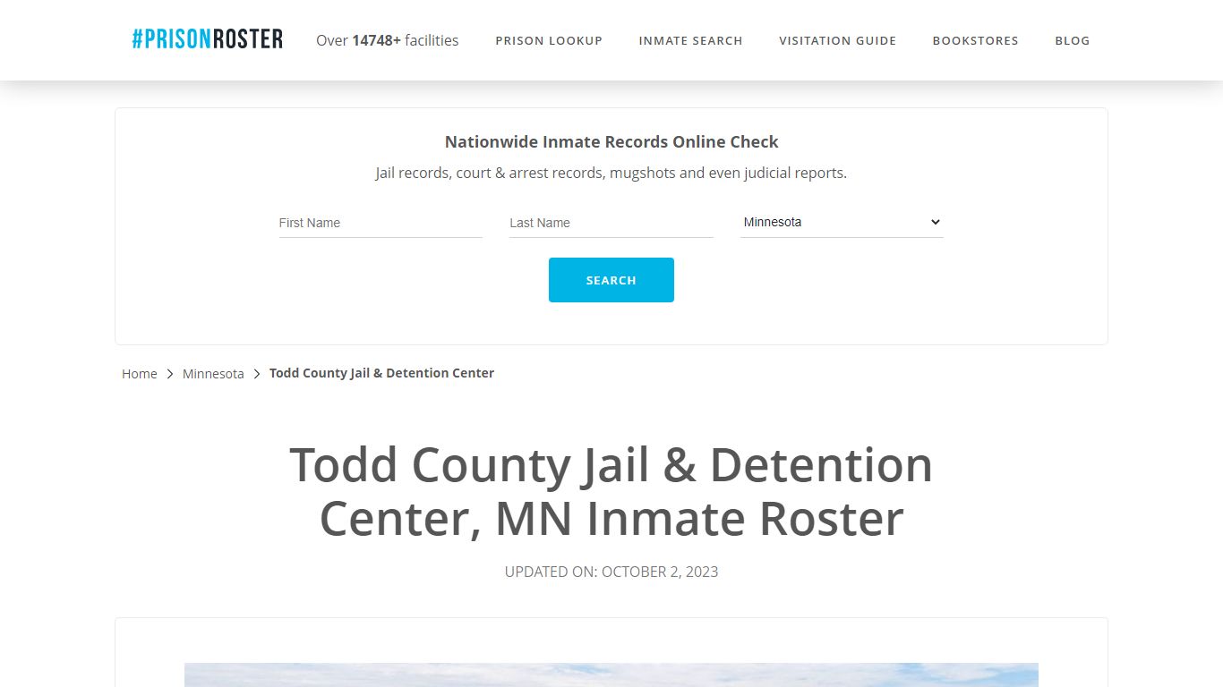 Todd County Jail & Detention Center, MN Inmate Roster - Prisonroster